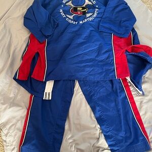 Kids Martial Arts Costume - Blue and Red